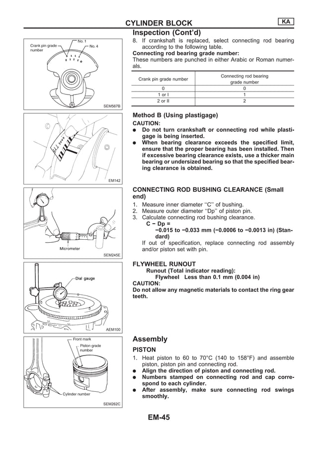 Nissan qd32 engine_service_manual | PDF