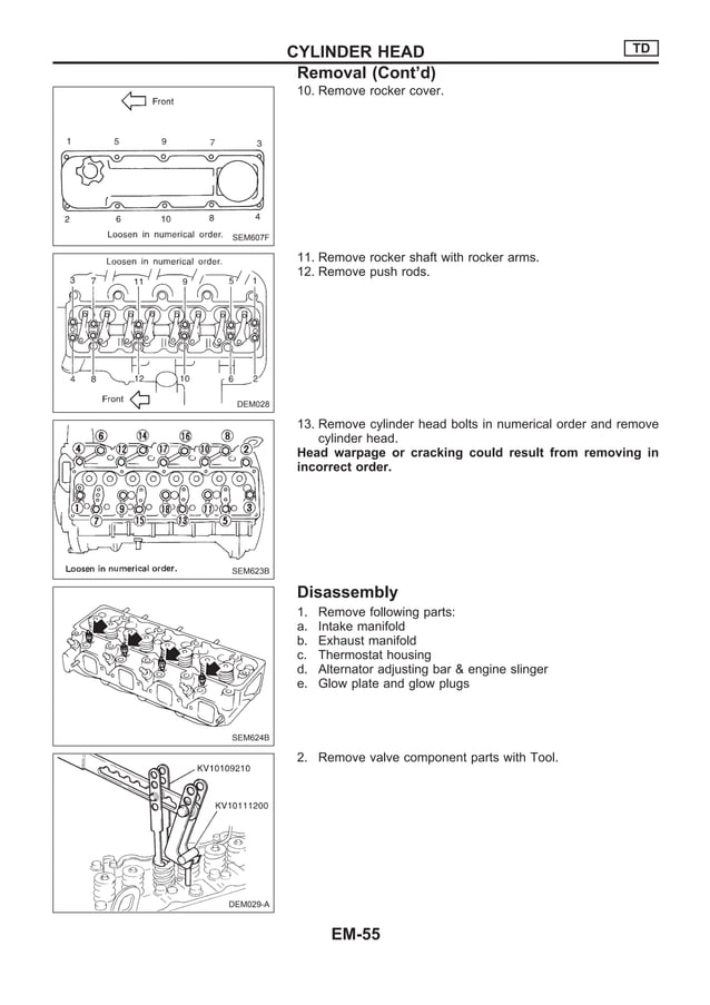 Nissan qd32 engine_service_manual