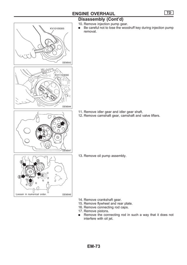 Nissan qd32 engine_service_manual