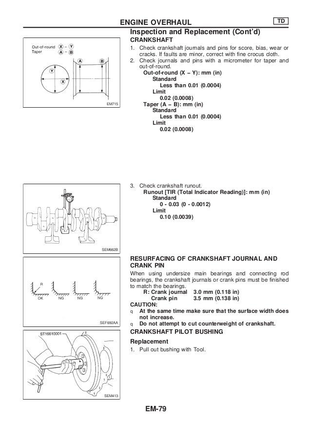 Nissan qd32 engine_service_manual