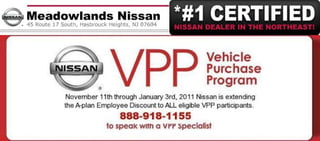 Nissan Vehicle Purchase Program at Meadowlands Nissan Hasbrouck Heights NJ