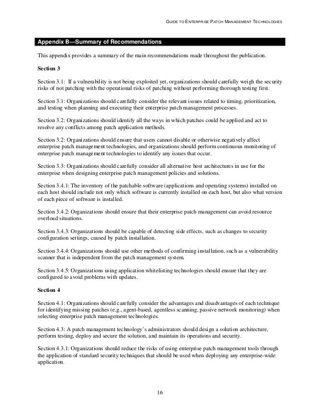 Patch Management Policy Template Nist Patch Management Policy Template Nist