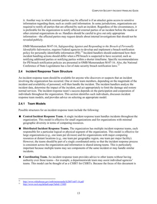 Nist.sp.800 61r2 | PDF