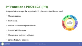 Protect Framework NIST Cybersecurity Framework (CSF) 2.0 Workshop | PDF