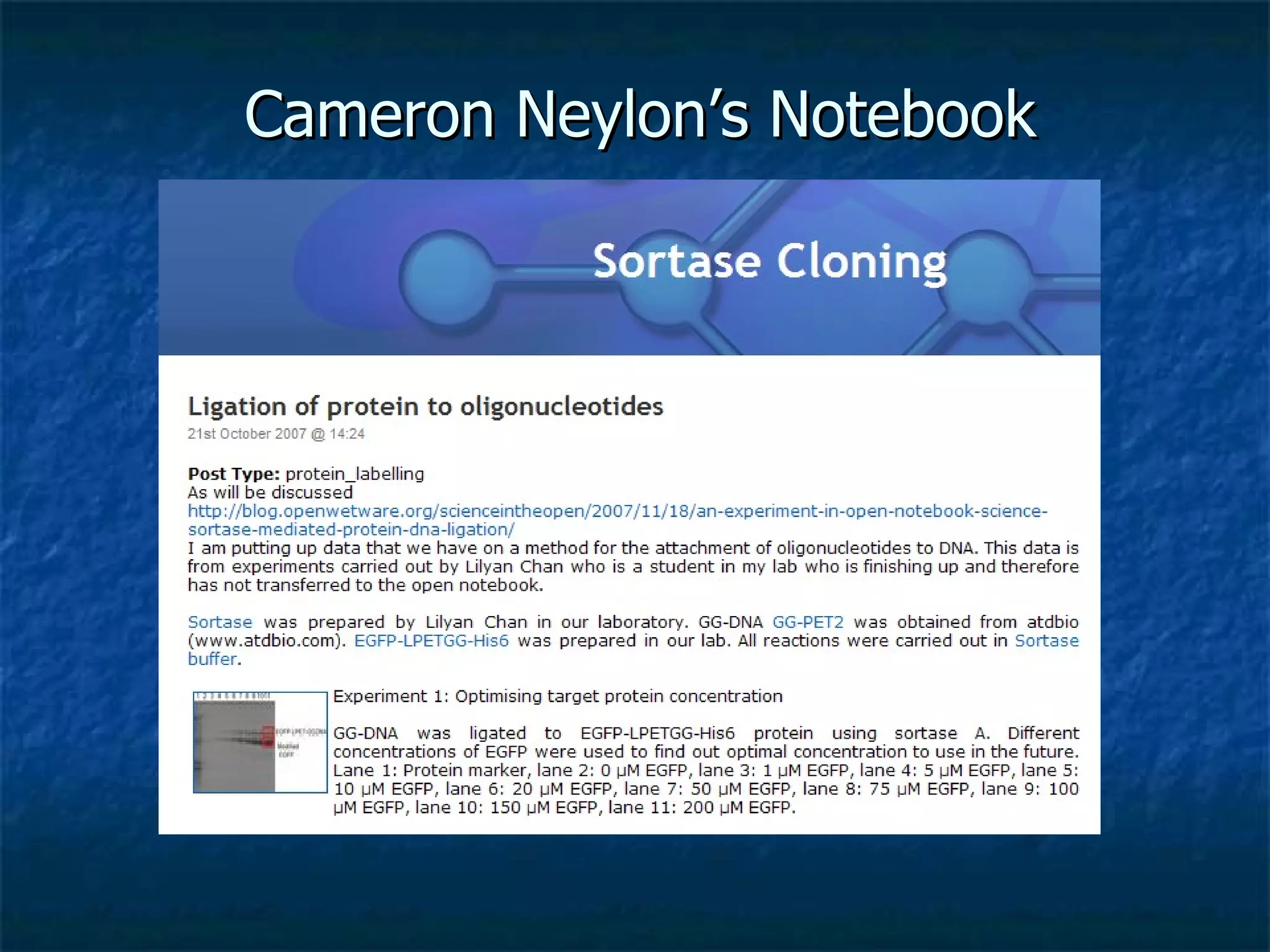 Cameron Neylon’s Notebook 