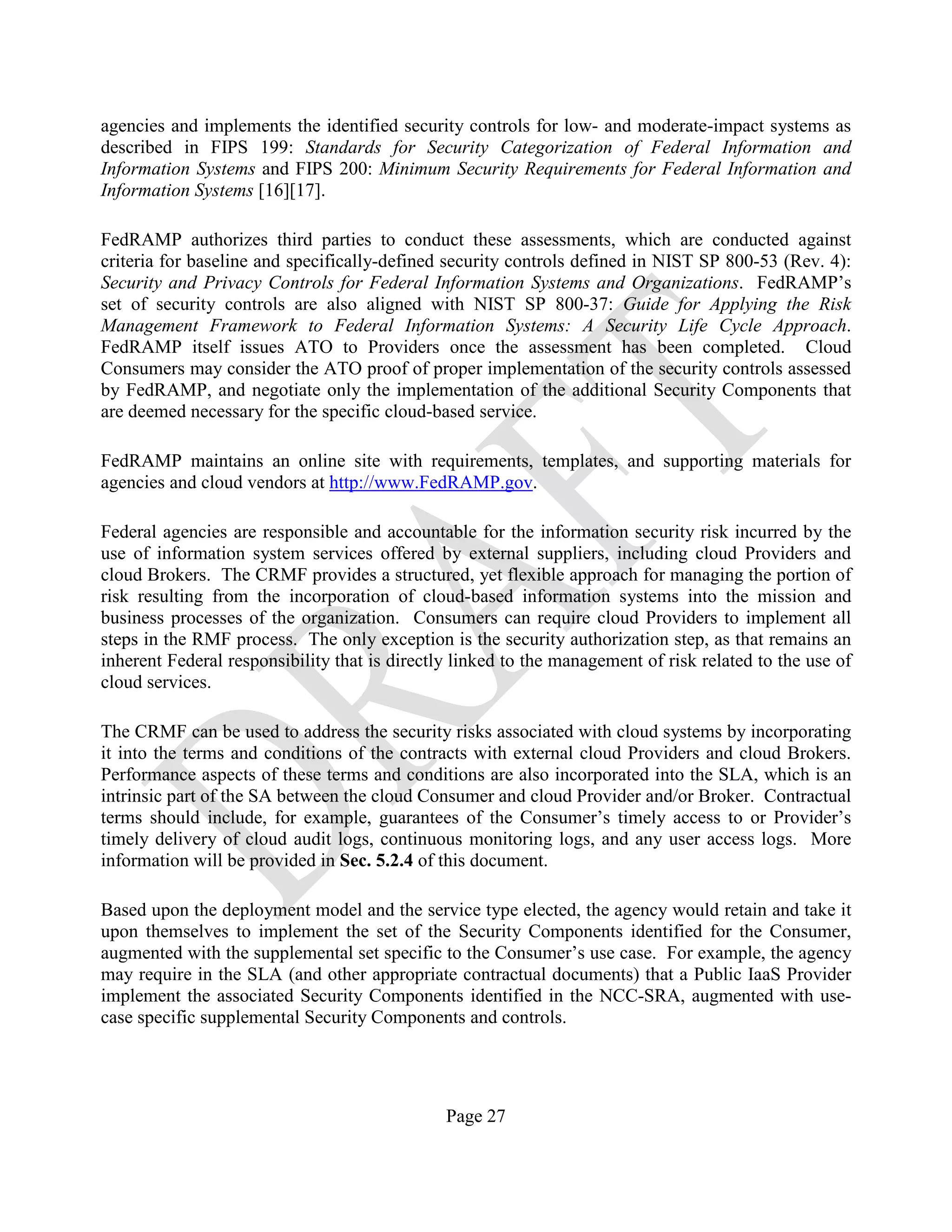 NIST Cloud Computing Security Reference Architecture 800-299 | PDF