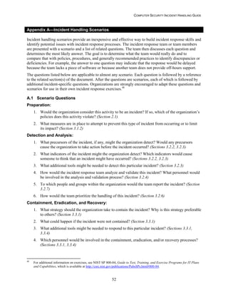 Computer Security Incident Handling Guide | PDF