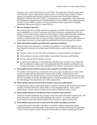 Computer Security Incident Handling Guide | PDF