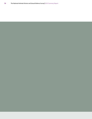 36 The National Intimate Partner and Sexual Violence Survey | 2010 Summary Report 
 
