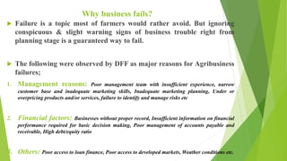 Preparing Agribusiness Plan | PPTX