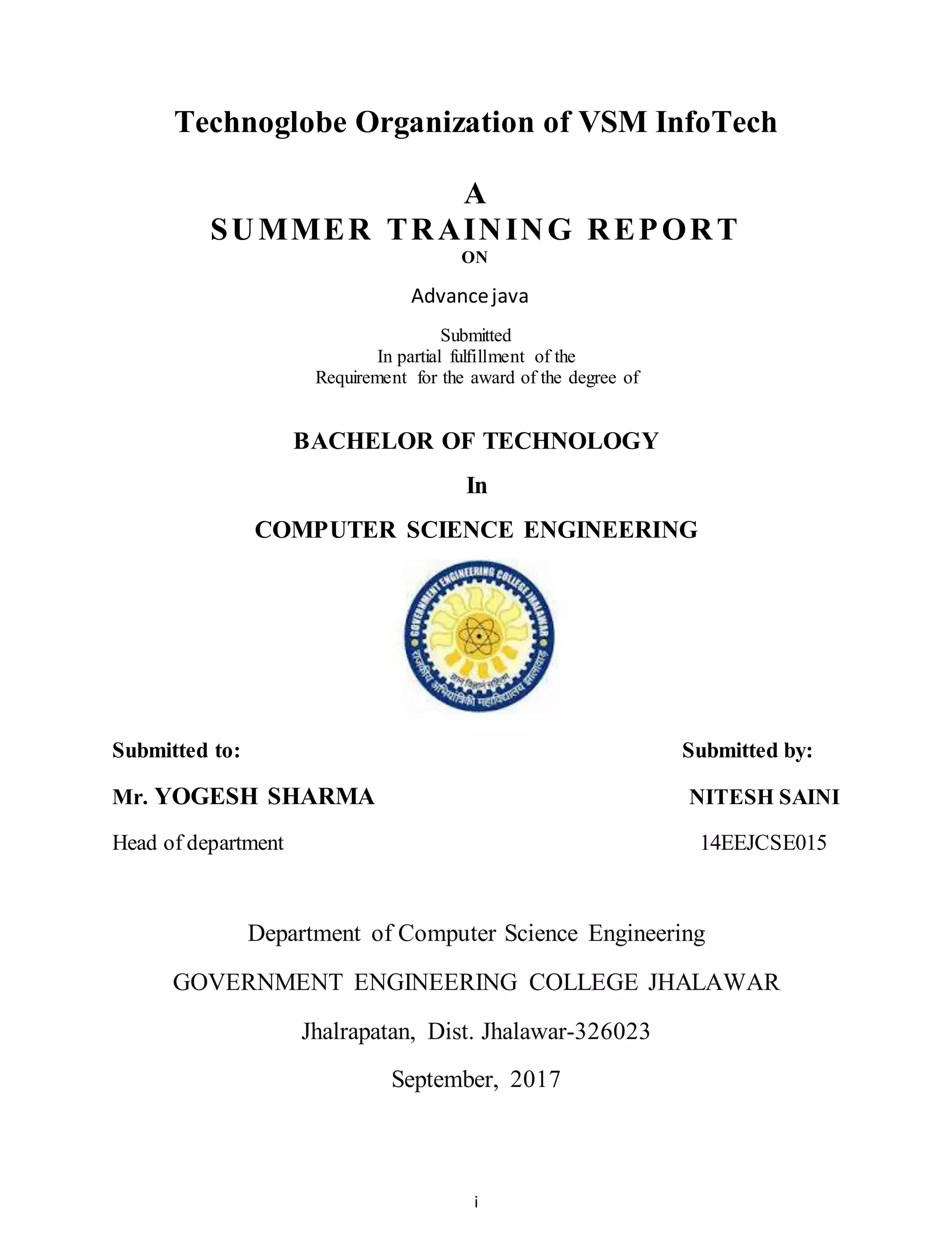 advance-java-summer-training-report-pdf