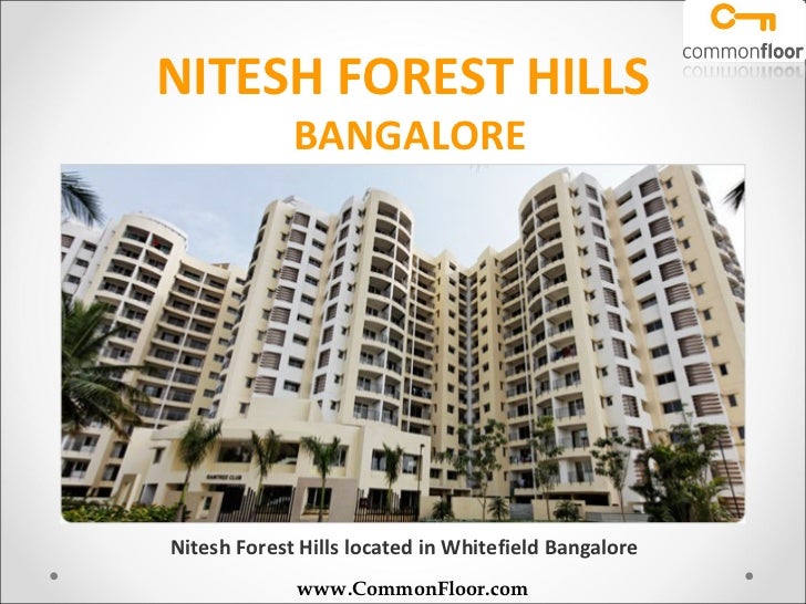 Nitesh Forest Hills Bangalore