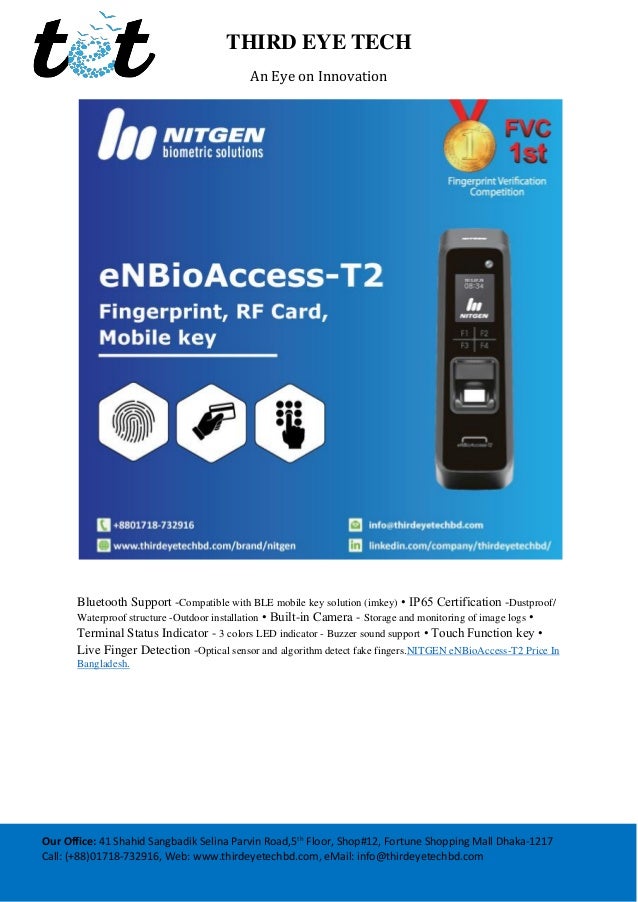 nitgen distributor in bangladesh