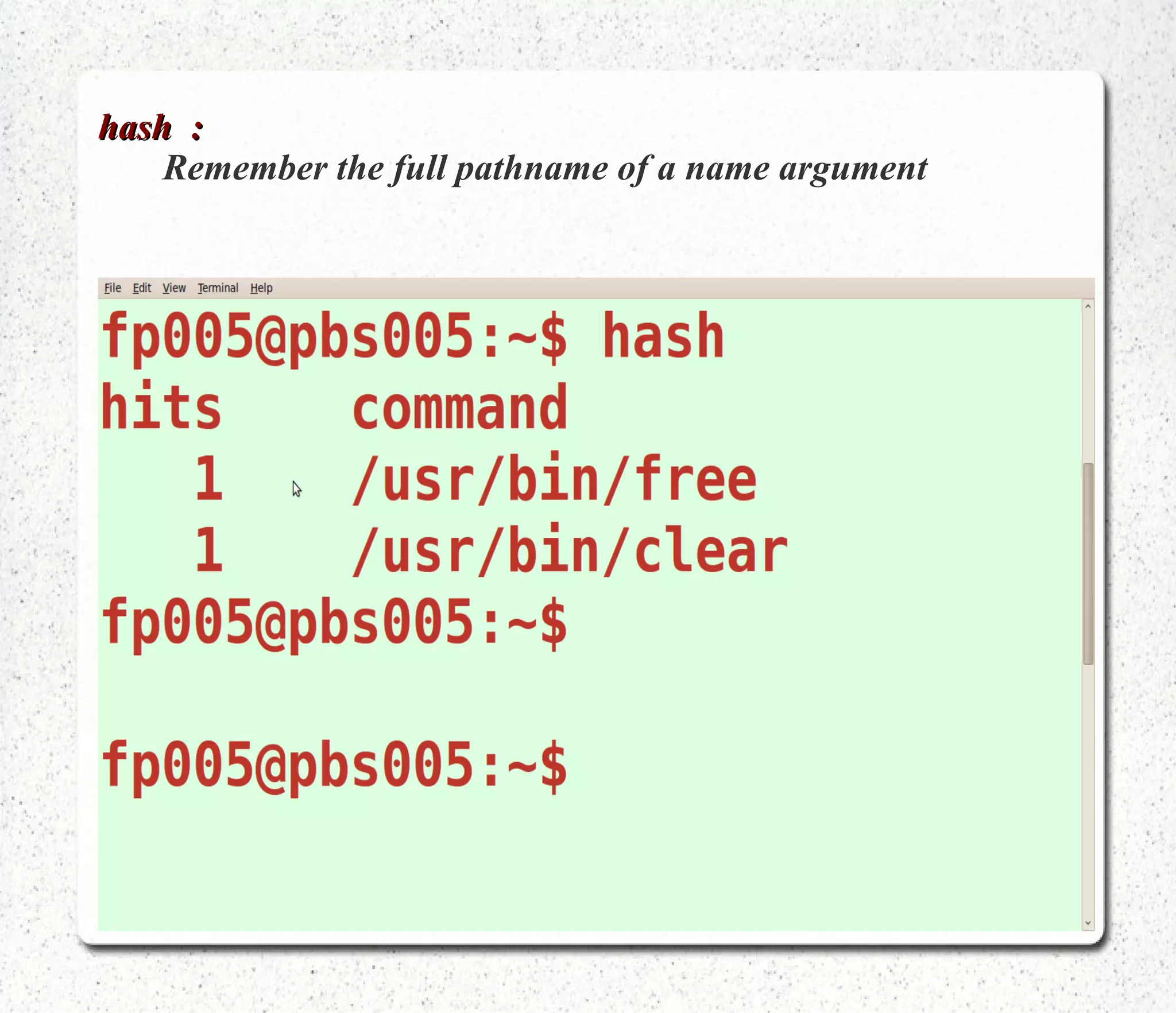 date :    Display or change the date & time 
