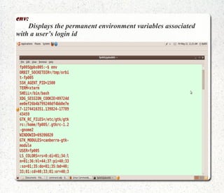 df: used to find the number of free blocks available for all the mounted file systems. 