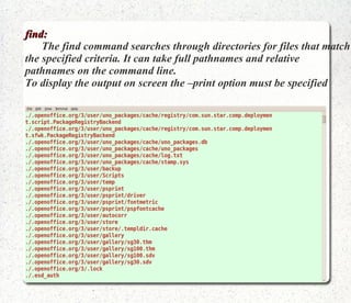 exit command: Used to stop the execution of a shell script. 