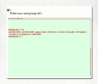history:    Display Command History 