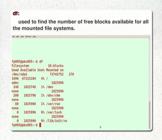 banner:   prints the specified string in large letters. Each argument may be upto 10 characters long. 