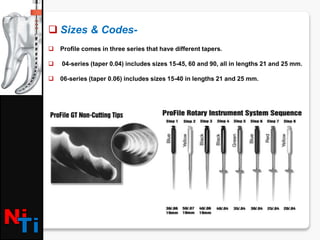 Ni ti endodontic instrument by Dr. vivek upadhyay | PPTX
