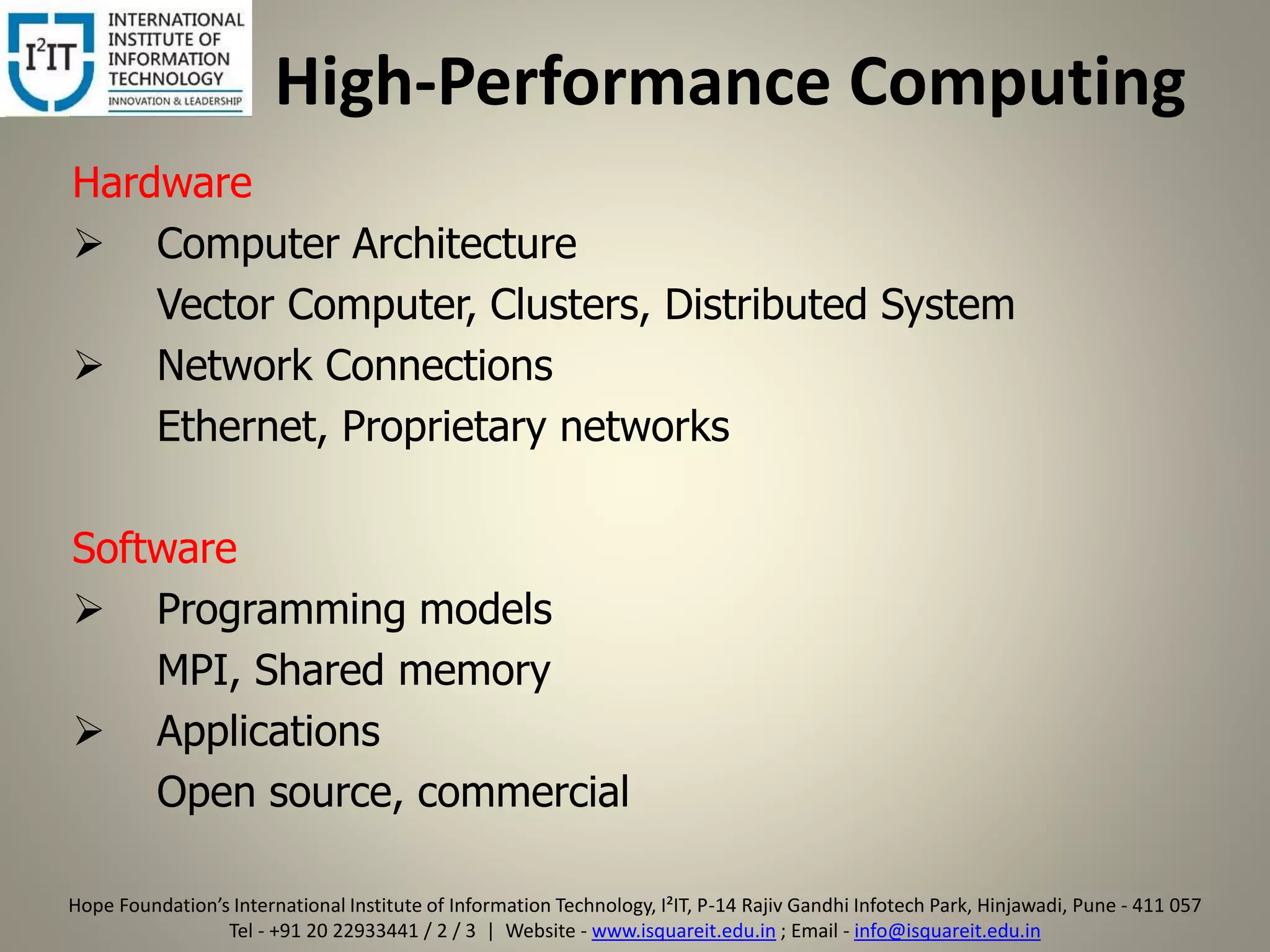 What Is High Performance-Computing? | PPT