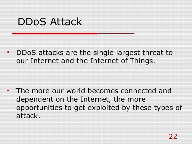 DDoS Attack PPT by Nitin Bisht