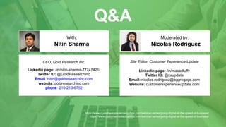 Q&A
Nicolas Rodriguez
With: Moderated by:
CEO, Gold Research Inc.
Linkedin page: /in/nitin-sharma-77747421/
Twitter ID: @G...