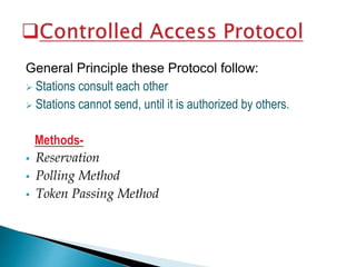 Multiple Access Control Protocol (MAC Protocol) Networking | PPT