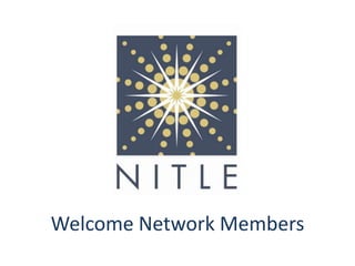 Welcome Network Members
 