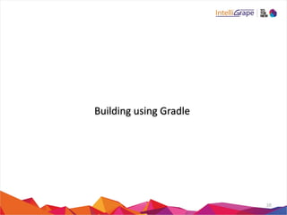 Building 
using 
Gradle 
10 
 