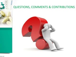 QUESTIONS, COMMENTS & CONTRIBUTIONS
 