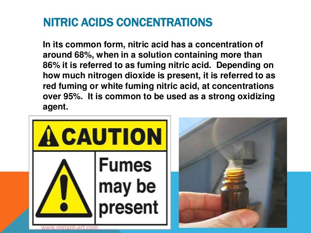 Nitric acid presentation