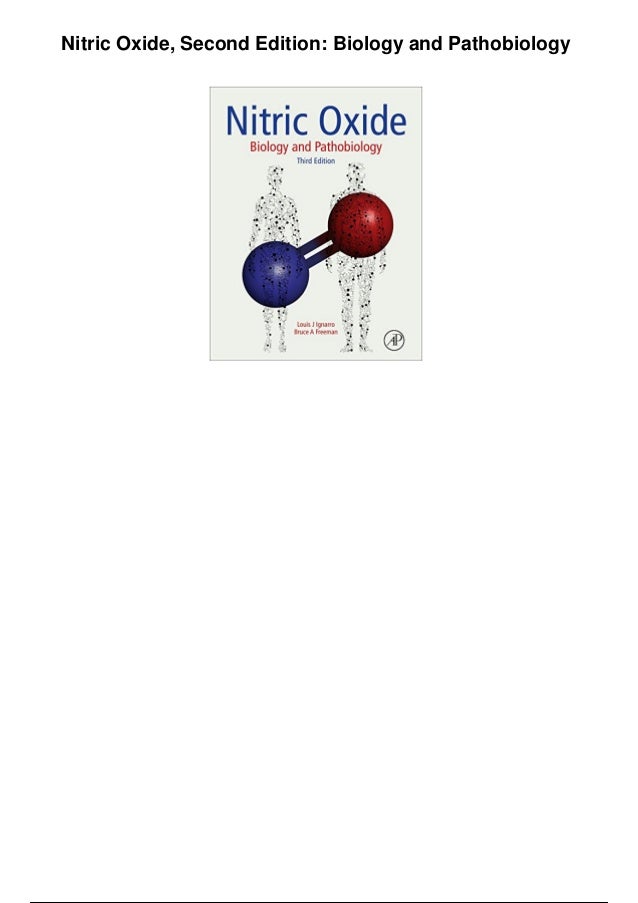 Nitric oxide second edition biology and pathobiology pdf