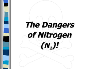 The Dangers of Nitrogen ( N 2 )! 