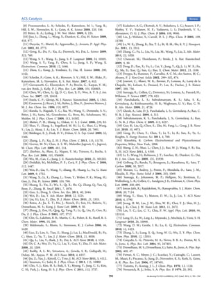 ACS Catalysis                                                                                                                                                   Review

 (8) Ponomarenko, L. A.; Schedin, F.; Katsnelson, M. I.; Yang, R.;                     (47) Kudashov, A. G.; Okotrub, A. V.; Bulusheva, L. G.; Asanov, I. P.;
Hill, E. W.; Novoselov, K. S.; Geim, A. K. Science 2008, 320, 356.                    Shubin, Y. V.; Yudanov, N. F.; Yudanova, L. I.; Danilovich, V. S.;
 (9) Ritter, K. A.; Lyding, J. W. Nat. Mater. 2009, 8, 235.                           Abrosimov, O. G. J. Phys. Chem. B 2004, 108, 9048.
 (10) Jiao, L.; Zhang, L.; Wang, X.; Diankov, G.; Dai, H. Nature 2009,                 (48) Liu, J.; Webster, S.; Carroll, D. L. J. Phys. Chem. B 2005, 109,
458, 877.                                                                             15769.
 (11) Derycke, V.; Martel, R.; Appenzeller, J.; Avouris, P. Appl. Phys.                (49) Lv, W. X.; Zhang, R.; Xia, T. L.; Bi, H. M.; Shi, K. Y. J. Nanopart.
Lett. 2002, 80, 2773.                                                                 Res. 2011, 13, 2351.
 (12) Gong, K.; Du, F.; Xia, Z.; Durstock, M.; Dai, L. Science 2009,                   (50) Zhang, C.; Fu, L.; Liu, N.; Liu, M.; Wang, Y.; Liu, Z. Adv. Mater.
323, 760.                                                                             2011, 23, 1020.
 (13) Wang, S. Y.; Wang, X.; Jiang, S. P. Langmuir 2008, 24, 10505.                    (51) Choucair, M.; Thordarson, P.; Stride, J. A. Nat. Nanotechnol.
 (14) Wang, S. Y.; Yang, F.; Chen, S. L.; Jiang, S. P.; Wang, X.                      2009, 4, 30.
Electrochem. Commun. 2010, 12, 1646.                                                   (52) Deng, D.; Pan, X.; Yu, L.; Cui, Y.; Jiang, Y.; Qi, J.; Li, W. X.; Fu,
 (15) Zhou, C.; Kong, J.; Yenilmez, E.; Dai, H. Science 2000, 290,                    Q.; Ma, X.; Xue, Q.; Sun, G.; Bao, X. Chem. Mater. 2011, 23, 1188.
1552.                                                                                  (53) Droppa, R.; Hammer, P.; Carvalho, A. C. M.; dos Santos, M. C.;
 (16) Schedin, F.; Geim, A. K.; Morozov, S. V.; Hill, E. W.; Blake, P.;               Alvarez, F. J. Non-Cryst. Solids 2002, 299−302, 874.
Katsnelson, M. I.; Novoselov, K. S. Nat. Mater. 2007, 6, 652.                          (54) Journet, C.; Maser, W. K.; Bernier, P.; Loiseau, A.; Lamy de la
 (17) Giovannetti, G.; Khomyakov, P. A.; Brocks, G.; Karpan, V. M.;                   Chapelle, M.; Lefrant, S.; Deniard, P.; Lee, R.; Fischer, J. E. Nature
van den Brink, J.; Kelly, P. J. Phys. Rev. Lett. 2008, 101, 026803.                   1997, 388, 756.
 (18) Chen, W.; Chen, S.; Qi, D. C.; Gao, X. Y.; Wee, A. T. S. J. Am.                  (55) Suenaga, K.; Colliex, C.; Demoncy, N.; Loiseau, A.; Pascard, H.;
Chem. Soc. 2007, 129, 10418.                                                          Willaime, F. Science 1997, 278, 653.
 (19) Ewels, C. P.; Glerup, M. J. Nanosci. Nanotechnol. 2005, 5, 1345.                 (56) Panchakarla, L. S.; Subrahmanyam, K. S.; Saha, S. K.;
 (20) Casanovas, J.; Ricart, J. M.; Rubio, J.; Illas, F.; Jiménez-Mateos, J.         Govindaraj, A.; Krishnamurthy, H. R.; Waghmare, U. V.; Rao, C. N.
M. J. Am. Chem. Soc. 1996, 118, 8071.                                                 R. Adv. Mater. 2009, 21, 4726.
 (21) Kundu, S.; Nagaiah, T. C.; Xia, W.; Wang, Y.; Dommele, S. V.;                    (57) Ghosh, A.; Late, D. J.; Panchakarla, L. S.; Govindaraj, A.; Rao, C.
Bitter, J. H.; Santa, M.; Grundmeier, G.; Bron, M.; Schuhmann, W.;                    N. R. J. Exp. Nanosci. 2009, 4, 313.
Muhler, M. J. Phys. Chem. C 2009, 113, 14302.                                          (58) Subrahmanyam, K. S.; Panchakarla, L. S.; Govindaraj, A.; Rao,
 (22) Matter, P. H.; Zhang, L.; Ozkan, U. S. J. Catal. 2006, 239, 83.                 C. N. R. J. Phys. Chem. C 2009, 113, 4257.
 (23) Shao, Y.; Zhang, S.; Engelhard, M. H.; Li, G.; Shao, G.; Wang,                   (59) Guo, B.; Liu, Q.; Chen, E.; Zhu, H.; Fang, L.; Gong, J. R. Nano
Y.; Liu, J.; Aksay, I. A.; Lin, Y. J. Mater. Chem. 2010, 20, 7491.                    Lett. 2010, 10, 4975.
 (24) Biddinger, E. J.; Deak, D. V.; Ozkan, U. S. Top. Catal. 2009, 52,                (60) Geng, D.; Chen, Y.; Chen, Y.; Li, Y.; Li, R.; Sun, X.; Ye, S.;
1566.                                                                                 Knights, S. Energy Environ. Sci. 2011, 4, 760.
 (25) Zhang, L. P.; Xia, Z. H. J. Phys. Chem. C 2011, 115, 11170.                      (61) Kinoshita, K. Carbon: Electrochemical and Physicochemical
 (26) Groves, M. N.; Chan, A. S. W.; Malardier-Jugroot, C.; Jugroot,                  Properties; Wiley: New York, 1988.
M. Chem. Phys. Lett. 2009, 481, 214.                                                   (62) Sheng, Z. H.; Shao, L.; Chen, J. J.; Bao, W. J.; Wang, F. B.; Xia,
 (27) Lherbier, A.; Blase, X.; Niquet, Y. M.; Triozon, F.; Roche, S.                  X. H. ACS Nano 2011, 5, 4350.
Phys. Rev. Lett. 2008, 101, 036808.                                                    (63) Li, X.; Wang, H.; Robinson, J. T.; Sanchez, H.; Diankov, G.; Dai,
 (28) Wu, M.; Cao, C.; Jiang, J. Z. Nanotechnology 2010, 21, 505202.                  H. J. Am. Chem. Soc. 2009, 131, 15939.
 (29) Deifallah, M.; McMillan, P. F.; Corà, F. J. Phys. Chem. C 2008,                 (64) Golberg, D.; Bando, Y.; Bourgeois, L.; Kurashima, K.; Sato, T.
112, 5447.                                                                            Carbon 2000, 38, 2017.
 (30) Wei, D.; Liu, Y.; Wang, Y.; Zhang, H.; Huang, L.; Yu, G. Nano                    (65) Morant, C.; Andrey, J.; Prieto, P.; Mendiola, D.; Sanz, J. M.;
Lett. 2009, 9, 1752.                                                                  Elizalde, E. Phys. Status Solidi A 2006, 203, 1069.
 (31) Wang, X.; Li, X.; Zhang, L.; Yoon, Y.; Weber, P. K.; Wang, H.;                   (66) Suenaga, K.; Johansson, M. P.; Hellgren, N.; Broitman, E.;
Guo, J.; Dai, H. Science 2009, 324, 768.                                              Wallenberg, L. R.; Colliex, C.; Sundgren, J. E.; Hultman, L. Chem. Phys.
 (32) Huang, X.; Yin, Z.; Wu, S.; Qi, X.; He, Q.; Zhang, Q.; Yan, Q;                  Lett. 1999, 300, 695.
Boey, F.; Zhang, H. Small 2011, 7, 1876.                                               (67) Imran Jafri, R.; Rajalakshmi, N.; Ramaprabhu, S. J. Mater. Chem.
 (33) Guo, S.; Dong, S. Chem. Soc. Rev. 2011, 40, 2644.                               2010, 20, 7114.
 (34) Wei, D.; Liu, Y. Adv. Mater. 2010, 22, 3225.                                     (68) Wang, Y.; Shao, Y.; Matson, D. W.; Li, J.; Lin, Y. ACS Nano
 (35) Liu, H.; Liu, Y.; Zhu, D. J. Mater. Chem. 2011, 21, 3335.                       2010, 4, 1790.
 (36) Reina, A.; Jia, X. T.; Ho, J.; Nezich, D.; Son, H.; Bulovic, V.;                 (69) Jeong, H. M.; Lee, J. W.; Shin, W. H.; Choi, Y. J.; Shin, H. J.;
Dresselhaus, M. S.; Kong, J. Nano Lett. 2009, 9, 30.                                  Kang, J. K.; Choi, J. W. Nano Lett. 2011, 11, 2472.
 (37) Zhang, J.; Zou, H.; Qing, Q.; Yang, Y.; Li, Q.; Liu, Z.; Guo, X.;                (70) Lin, Y. C.; Lin, C. Y.; Chiu, P. W. Appl. Phys. Lett. 2010, 96,
Du, Z. J. Phys. Chem. B 2003, 107, 3712.                                              133110.
 (38) Che, G.; Lakshmi, B. B.; Martin, C. R.; Fisher, E. R.; Ruoﬀ, R. S.               (71) Long, D.; Li, W.; Ling, L.; Miyawaki, J.; Mochida, I.; Yoon, S. H.
Chem. Mater. 1998, 10, 260.                                                           Langmuir 2010, 26, 16096.
 (39) Maldonado, S.; Morin, S.; Stevenson, K. J. Carbon 2006, 44,                      (72) Wang, D. W.; Gentle, I. R.; Lu, G. Q. Electrochem. Commun.
1429.                                                                                 2010, 12, 1423.
 (40) Luo, Z.; Lim, S.; Tian, Z.; Shang, J.; Lai, L.; MacDonald, B.; Fu,               (73) Zhang, L. S.; Liang, X. Q.; Song, W. G.; Wu, Z. Y. Phys. Chem.
C.; Shen, Z.; Yu, T.; Lin, J. J. Mater. Chem. 2011, 21, 8038.                         Chem. Phys. 2010, 12, 12055.
 (41) Qu, L.; Liu, Y.; Baek, J. B.; Dai, L. ACS Nano 2010, 4, 1321.                    (74) Cançado, L. G.; Pimenta, M. A.; Neves, B. R. A.; Dantas, M. S.
 (42) Di, C. A.; Wei, D.; Yu, G.; Liu, Y.; Guo, Y.; Zhu, D. Adv. Mater.               S.; Jorio, A. Phys. Rev. Lett. 2004, 93, 247401.
2008, 20, 3289.                                                                        (75) Dresselhaus, M. S.; Dresselhaus, G.; Saito, R.; Jorio, A. Phys. Rep.
 (43) Reddy, A. L. M.; Srivastava, A.; Gowda, S. R.; Gullapalli, H.;                  2005, 409, 47.
Dubey, M.; Ajayan, P. M. ACS Nano 2010, 4, 6337.                                       (76) Ferrari, A. C.; Meyer, J. C.; Scardaci, V.; Casiraghi, C.; Lazzeri,
 (44) Jin, Z.; Yao, J.; Kittrell, C.; Tour, J. M. ACS Nano 2011, 5, 4112.             M.; Mauri, F.; Piscanec, S.; Jiang, D.; Novoselov, K. S.; Roth, S.; Geim,
 (45) Imamura, G.; Saiki, K. J. Phys. Chem. C 2011, 115, 10000.                       A. K. Phys. Rev. Lett. 2006, 97, 187401.
 (46) Cho, Y. J.; Kim, H. S.; Baik, S. Y.; Myung, Y.; Jung, C. S.; Kim,                (77) Tuinstra, F.; Koenig, J. L. J. Chem. Phys. 1970, 53, 1126.
C. H.; Park, J.; Kang, H. S. J. Phys. Chem. C 2011, 115, 3737.                         (78) Nemanich, R. J.; Solin, S. A. Phys. Rev. B 1979, 20, 392.

                                                                                793                               dx.doi.org/10.1021/cs200652y | ACS Catal. 2012, 2, 781−794
 