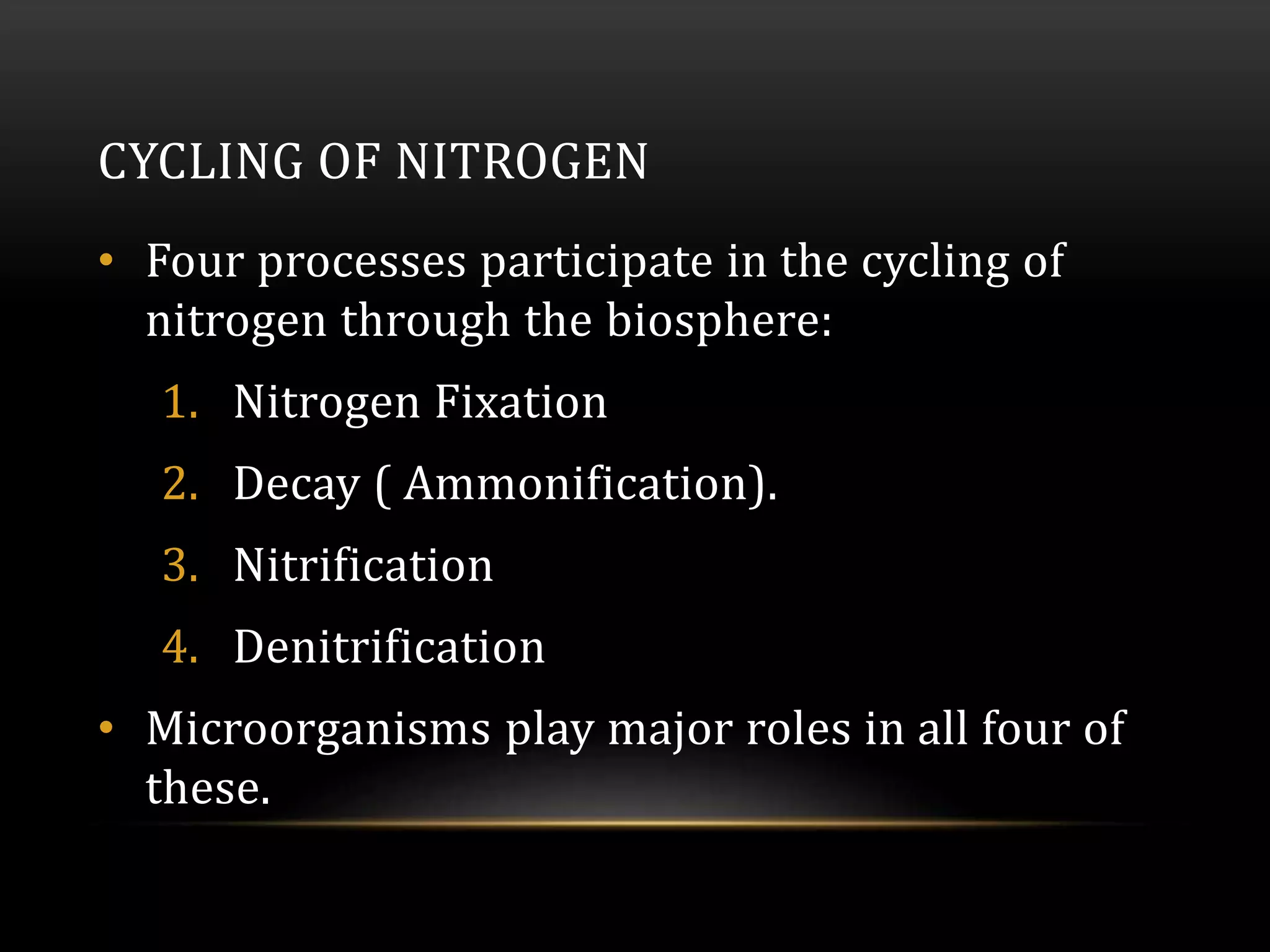 Nitrogen and sulfur cycles | PPT