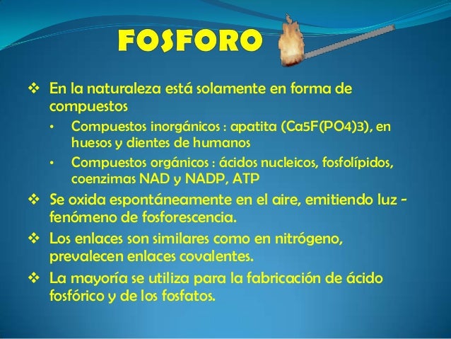 Grupo del Nitrogeno