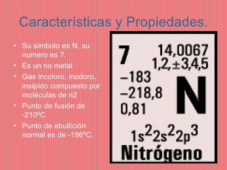 El Nitrogeno Es Metal O No Metal