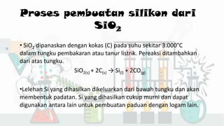 Pembuatan dan Kegunaan Nitrogen, Oksigen, Silikon, Fosfor, Sulfur | PPTX