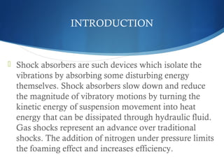 Nitro shock absorbers PPT