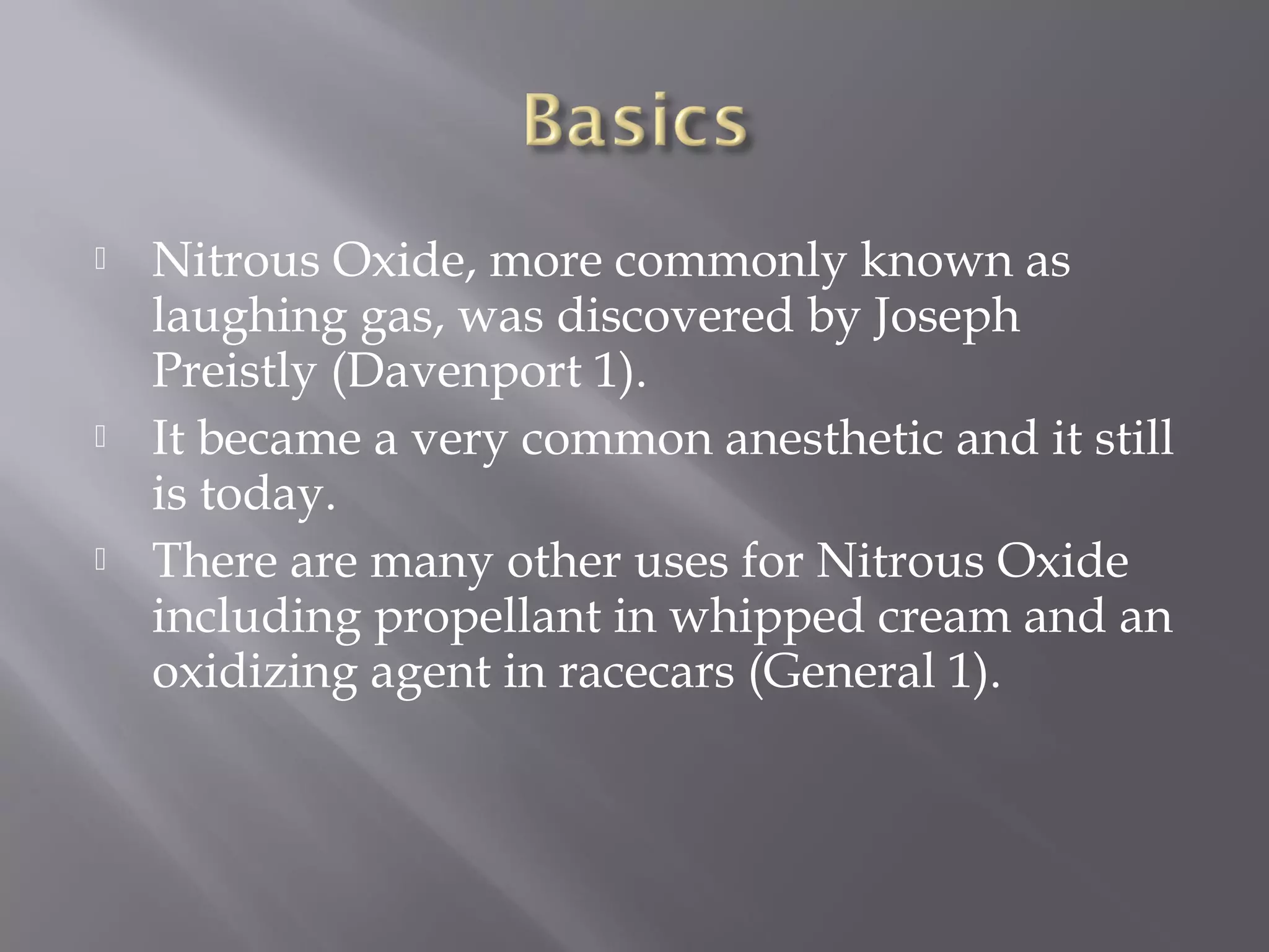 Nitrous oxide PPT