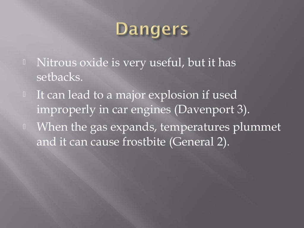 Nitrous oxide
