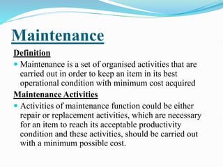 Imaging Lecture on maintaining medical Equipment | PPT
