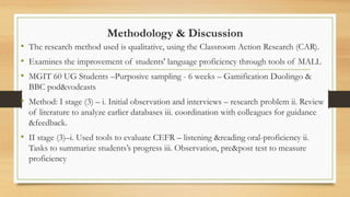 Mobile Assisted Language Learning in English Language Teaching | PPTX