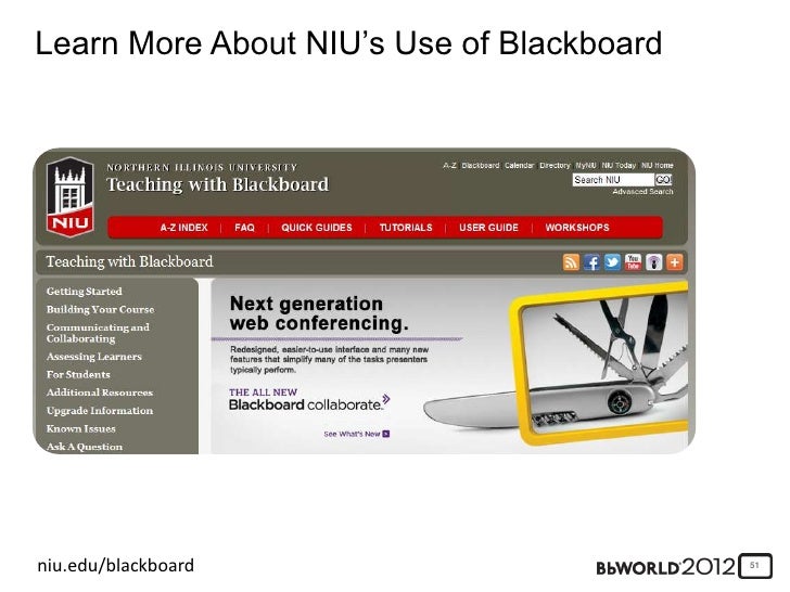 Northern Illinois University Success with Blackboard Collaborate, Bl…