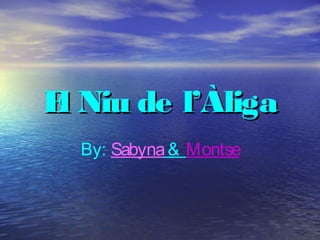 E Niu de l’Àliga
 l
  By: Sabyna & Montse
 