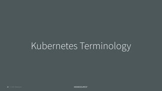 © 2016 NodeSource
Kubernetes Terminology
12
 