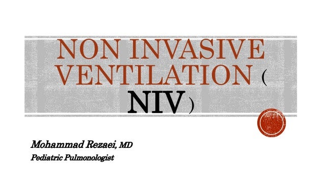 niv non invasive mechanical ventilation