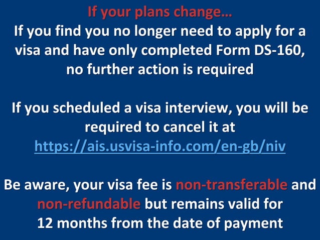 U.S. Nonimmigrant Visas: Completing Form DS-160 | PPTX | Travel ...