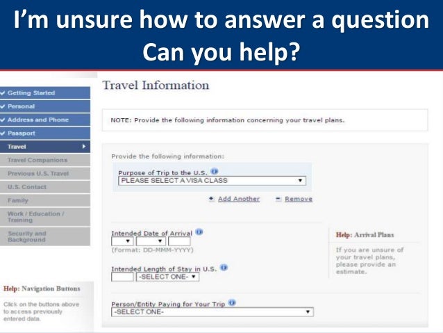 u s nonimmigrant visas completing form ds 160 form ds160