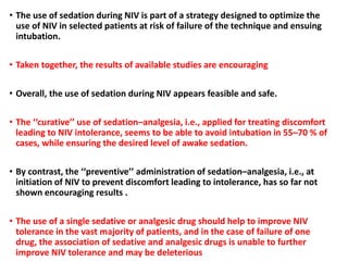 Niv and sedation dr vijay agrawal [autosaved] | PPTX